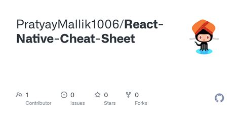 GitHub PratyayMallik1006 React Native Cheat Sheet