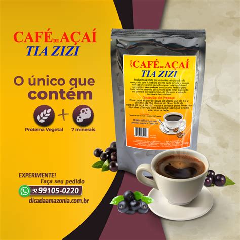 Lançamento Café De Açaí Da Tia Zizi Dica Da Amazônia