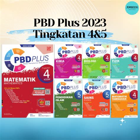 FUNBOOK PBD Plus KSSM 2023 Tingkatan 4 5 Modul Pentaksiran Bilik