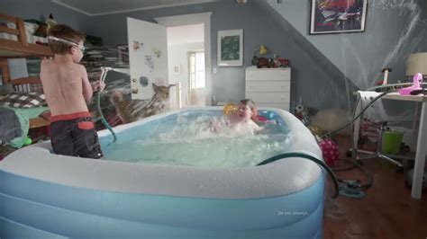 Geico The Gecko finds a Pool Party - Leak Ad Commercial on TV