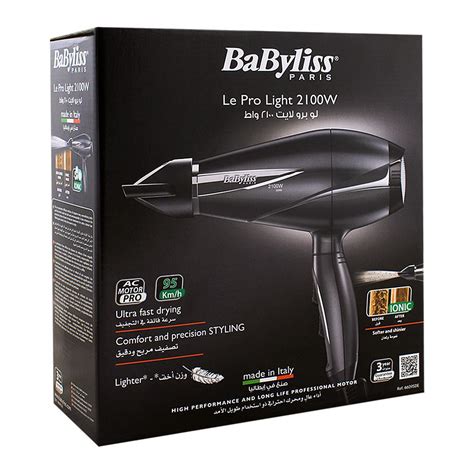 Buy Babyliss Le Pro Light Ac Hair Dryer W Sde Online At