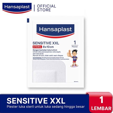 Jual Hansaplast Sensitive Steril Xl Xxl Shopee Indonesia