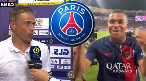 LUIS ENRIQUE DÉÇU LE PSG N A PAS RESPECTÉ SES CONSIGNES MBAPPÉ