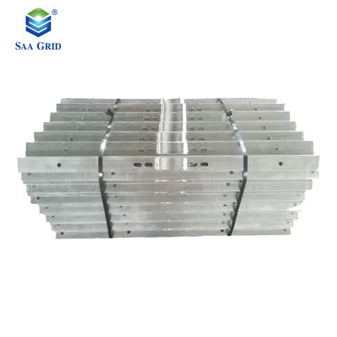 Electric Power Pole Line Accessories Hot Dip Galvanized Steel Cross Arm