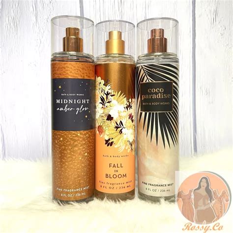 Bath Body Works BBW Fall In Bloom Midnight Amber Glow Coco Paradise From USA Shopee