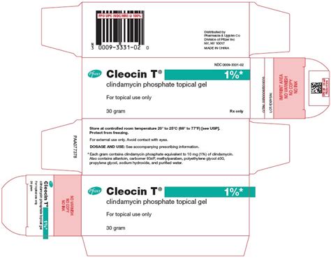 Cleocin Topical Solution: Package Insert / Prescribing Info