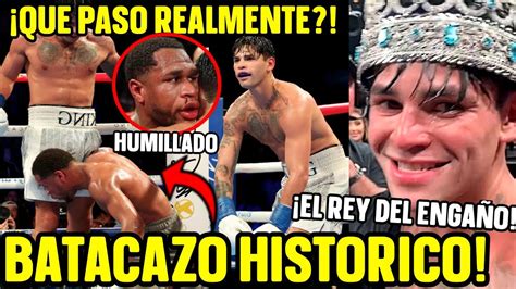 Es Un Genio Ryan Aprendio De Gervonta Y Humillo A Haney Con Estrategia