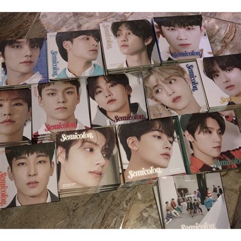 Jual Baca Deskripsi Full Set Seventeen Album Semicolon Unsealed