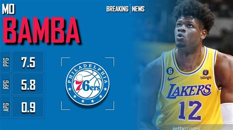 Philadelphia 76ers Mo Bamba ᴴᴰ Youtube