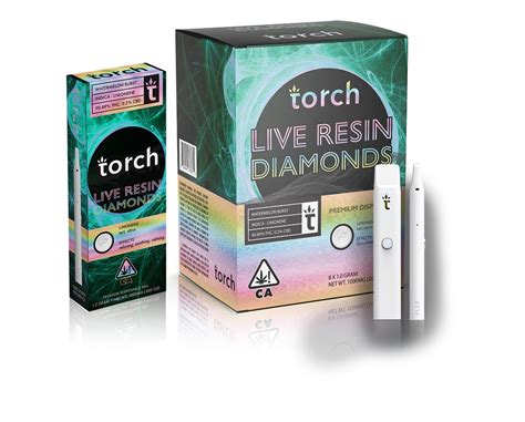 Newest Arrival Torch Live Resin Diamond Version Empty Disposable Vape