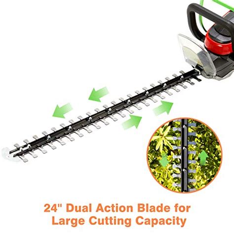 Henx 40v Max Cordless Hedge Trimmer Leaf Blower Combo Kit 25ah Battery And Charger Included