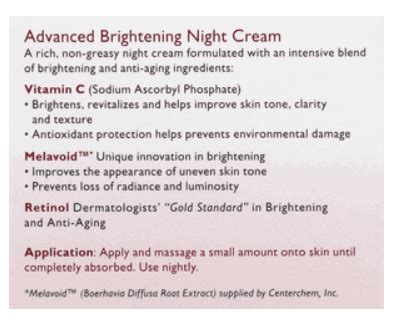 RETINOL Advanced Brightening Night Cream