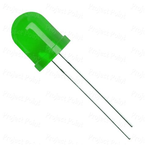 Led Green Mm Diffused Lens Mm Led Light Emitting Diode