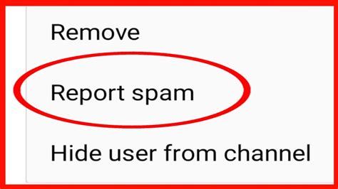 How To Report Spam Comments On Youtube Youtube Comment Report Spam