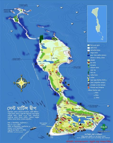 St Martin S Island Bangladesh Guide Map Artofit