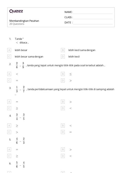 Soal Matematika Kelas 3 Sd Materi Mengurutkan Dan Membandingkan Hot