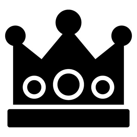 Crown Glyph Icon 34914925 Vector Art At Vecteezy