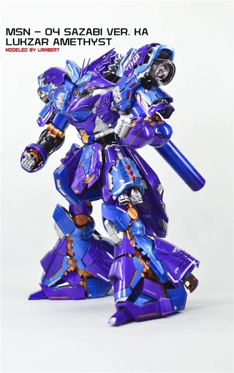 Lukzar Amethyst Sazabi Ver Ka Custom By Lambert Lukban