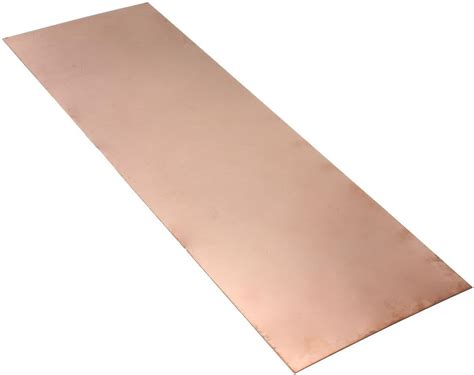 SODIAL 1 Pcs Copper Sheet 0 5mm 300mm 100mm Pure Copper Metal Sheet