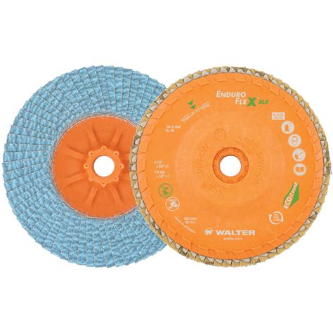 Walter Surface Technologies Enduro-Flex Alu™ Blending Flap Discs for ...