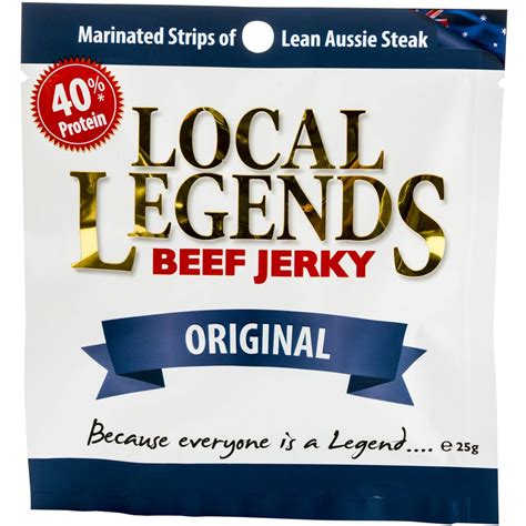 Local Legends Beef Jerky Original 25g Woolworths