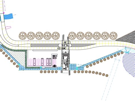 Esta O Intermodal Em Autocad Baixar Cad Kb Bibliocad