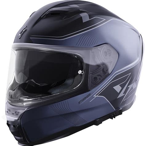 Casque Zs Taken Stormer Noir Gris Argent Mat Maxxess Fr Casque