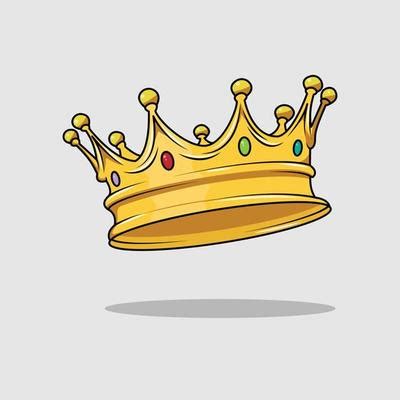 King Crown Cartoon Vector Art, Icons, and Graphics for Free Download