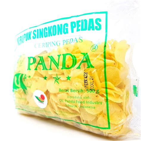 Kerupuk Singkong Pedas Panda Gr Lazada Indonesia