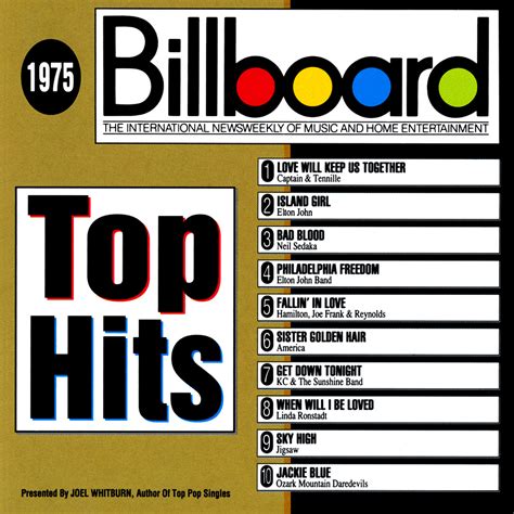Various Artists Billboard Top Hits 1975 Lyrics And Tracklist Genius