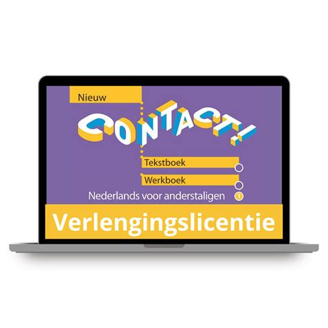 Contact Nieuw 1 Verlengingslicentie Intertaal