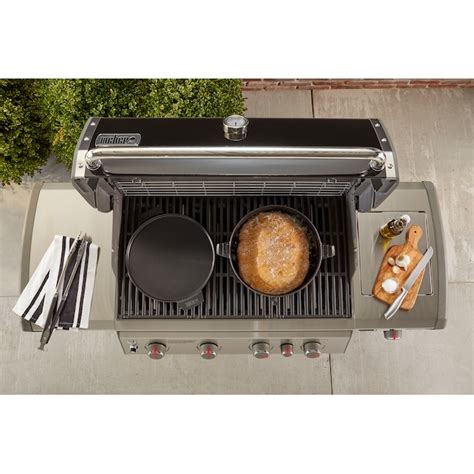 Weber Porcelain Enameled Cast Iron Grill Pan Set 8859 At