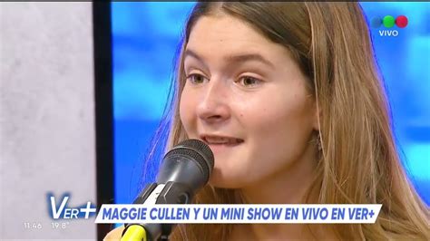 Maggie Cullen Y Un Mini Show En Vivo En Ver Telefe Rosario YouTube