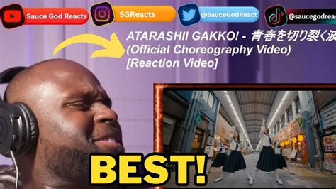 Atarashii Gakko 青春を切り裂く波動 Official Choreography Video Reaction