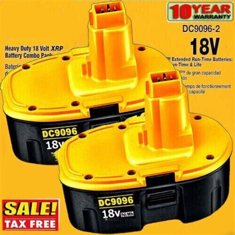 Pack V For Dewalt Volt Dc Dc Ni Mh Battery Dc