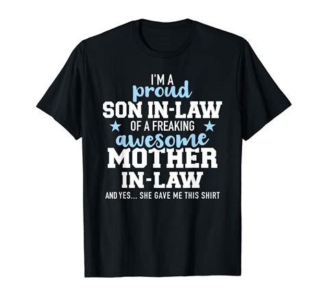 Proud Son In Law Of A Freaking Awesome Mother In Law Vintage T Shirt