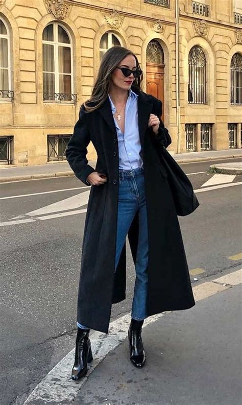 How To Style Black Trench Coats 2020 Winter Fashion Outfits Casual Outfits Clothes For Women