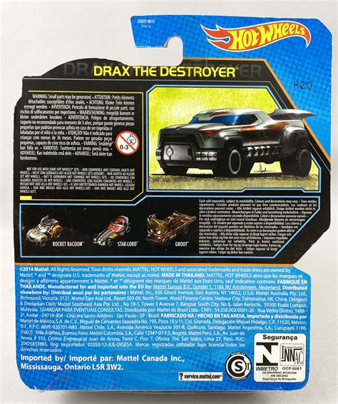 Marvel Hot Wheels Mattel Drax The Destroyer Guardians Of The Galaxy