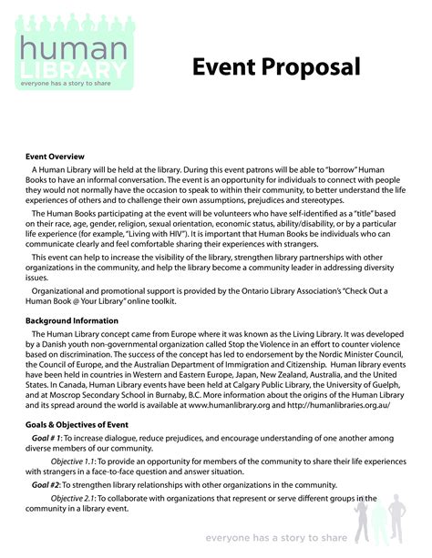 Event Sponsorship Proposal Template