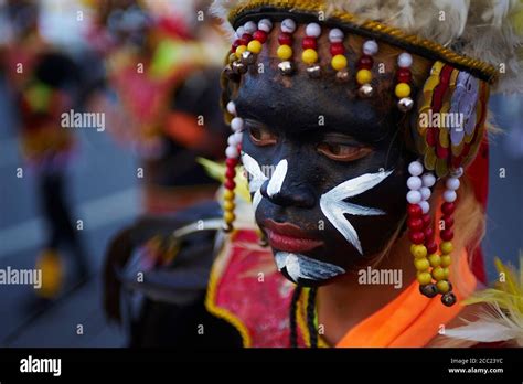 Philippines Luzon Island Manila Santo Nino Procession Stock Photo