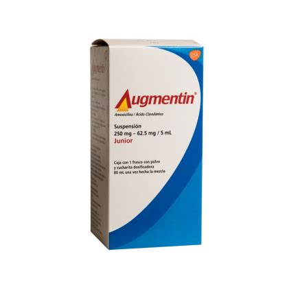 Augmentin Amoxicillin Clavulanate Acid Jr Susp 250 5 Ml 80 Ml