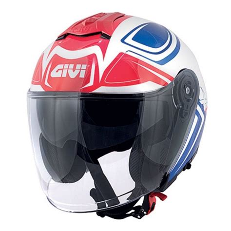 Casco Givi X 22 PLANET HYPER HYBW BLANCO AZUL ROJO Motos Cano Sport