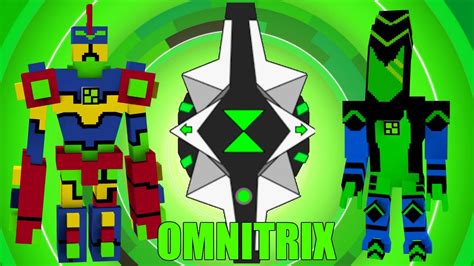 Novo Omnitrix Addon Do Ben Omniverse V No Minecraft Pe Youtube