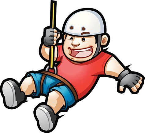 Zip Line Clip Art Vector Images And Illustrations Istock