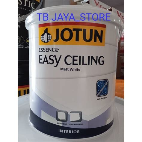 Jual JOTUN ESSENCE EASY CEILING 3 5L CAT PLAFON JOTUN EASY CEILING