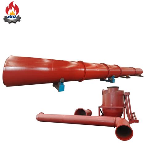 Ce Certification T H Rotary Rice Husk Sawdust Dryer Machine Wood Chips