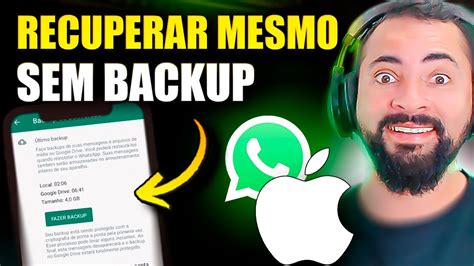 Não Fiz Backup Do Whatsapp Como Recuperar Conversas No Iphone - NAO FIZ O BACKUP! 🤬 RECUPERAR conversas APAGADAS no WhatsApp IOS iPhone ...