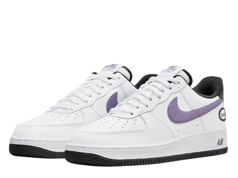 Sasom รองเท้าnike Air Force 1 Low Hoops White Canyon Purple