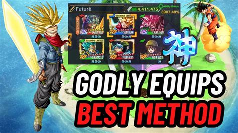 How To Get Godly Equips 2024 Best Method Dragon Ball Legends Youtube