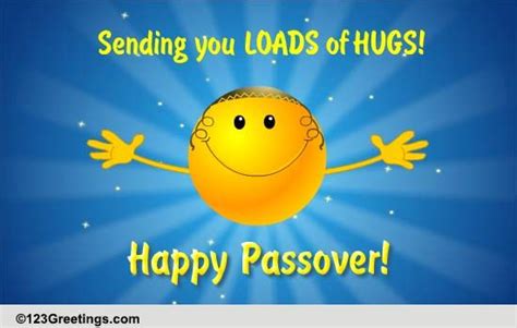 Passover Smiley Hugs! Free Happy Passover eCards, Greeting Cards | 123 ...